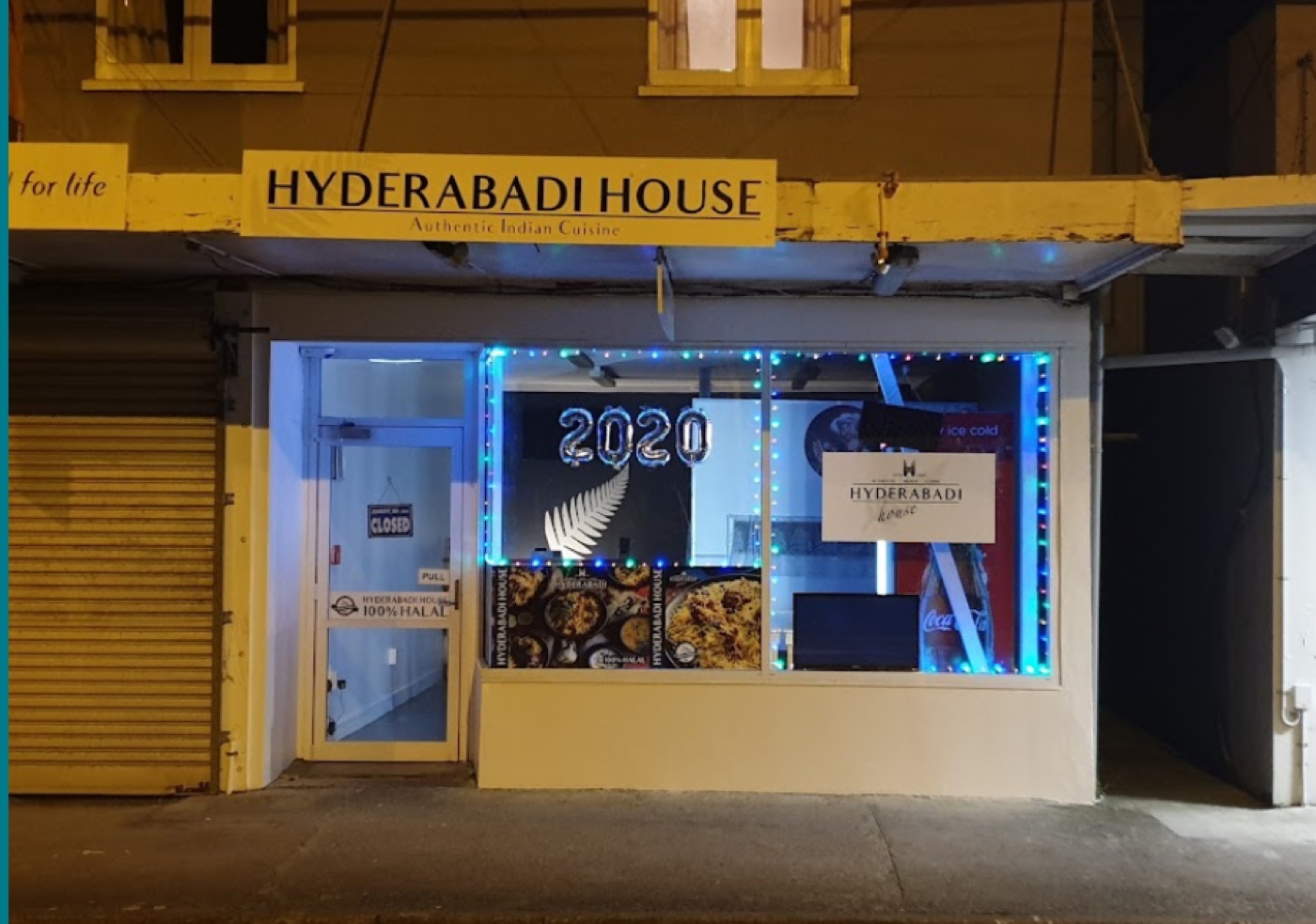 The Hyderabadi House shopfront on Waiwhetu Road, Lower Hutt