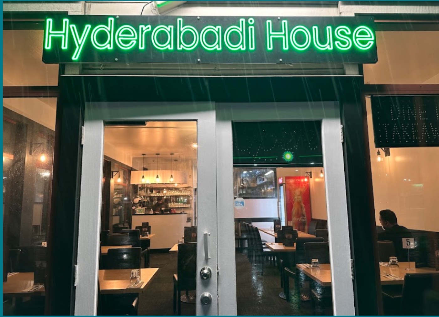 The Hyderabadi House shopfront on Johnsonville Road